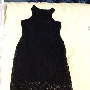 Black Express Racer back lace dress (M)